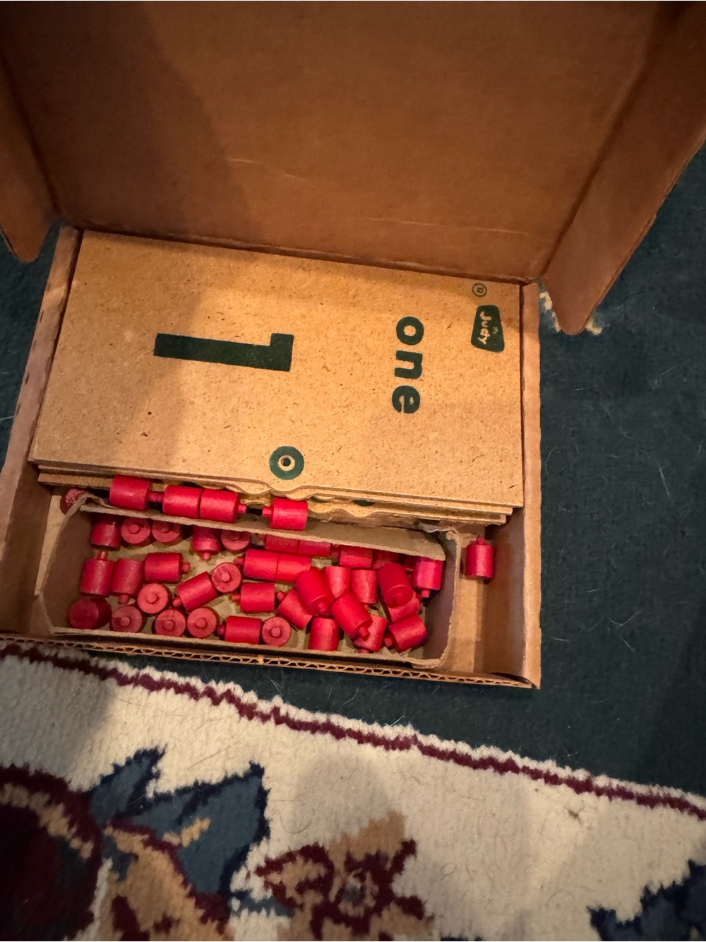 Educational Counting Toy Set - Red Counting Beads